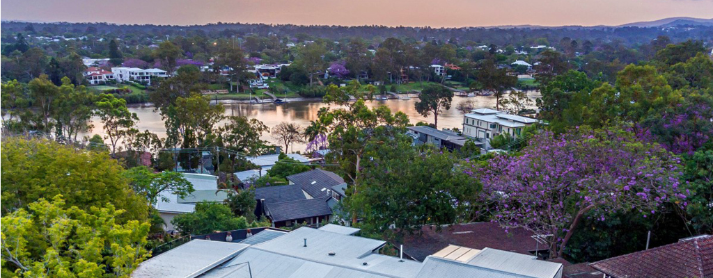 Family house in Indooroopilly real estate market overlooking the river